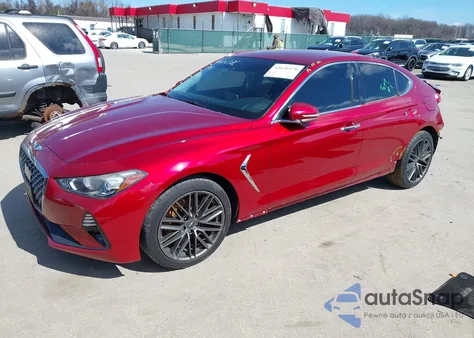 2019 Genesis G70 2.0T Advanced from USA, damaged, VIN KMTG64LA9KU013125